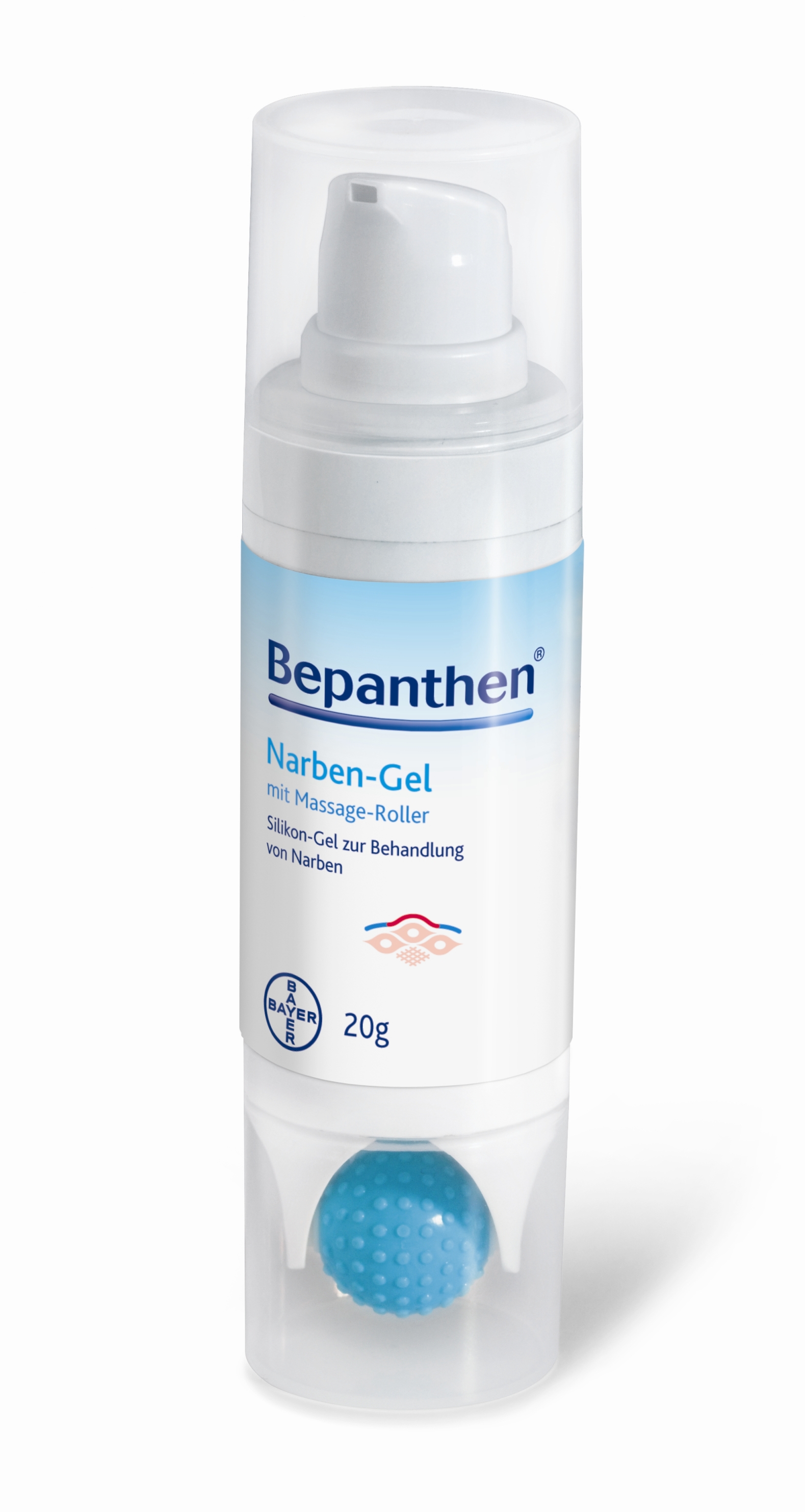 Bepanthen Narben-Gel mit Massage Roller 20 g