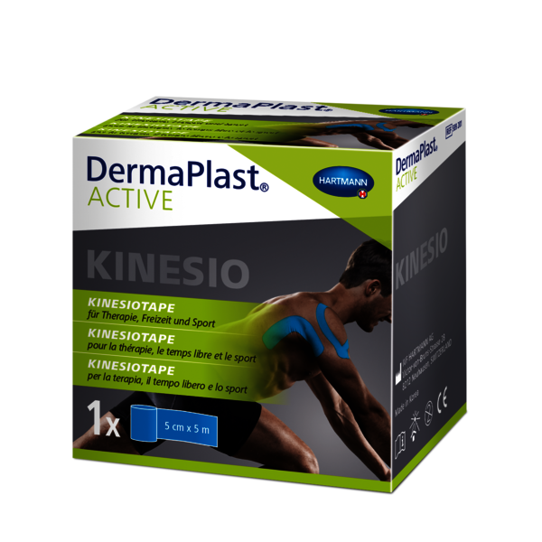 Dermaplast Active Kinesiotape 5cmx5m blau