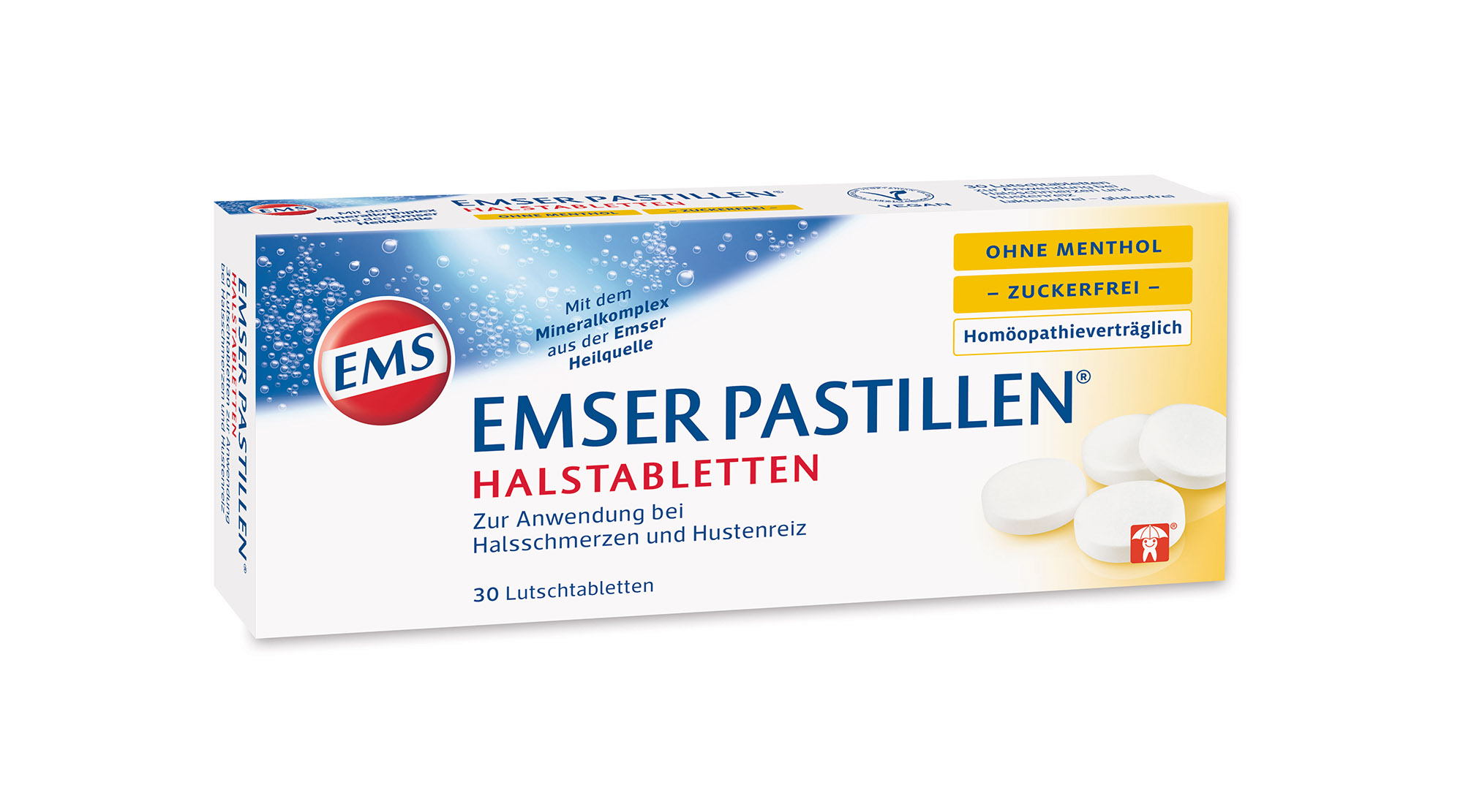 Emser Patillen Zuckerfrei ohne Menthol 30 Stk.