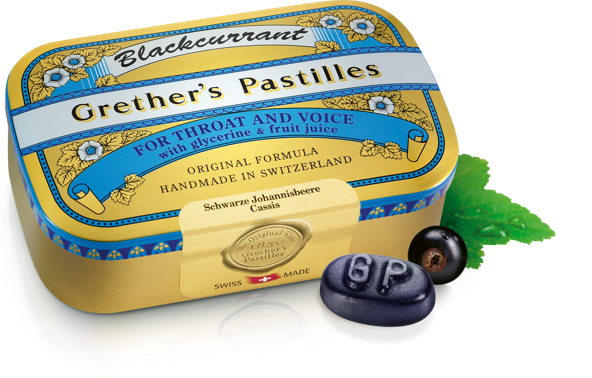 Grethers Blackcurrant Past ohne Zucker Ds 110g