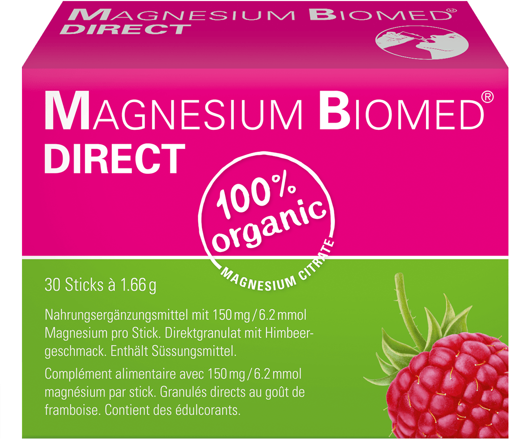 Magnesium Biomed direct Granulat Sticks 60 Stk