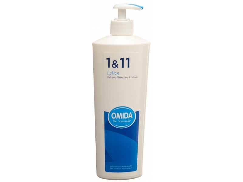 Omida Schüssler Nr 1 und11 Cal fluor Sil Lotion 500ml