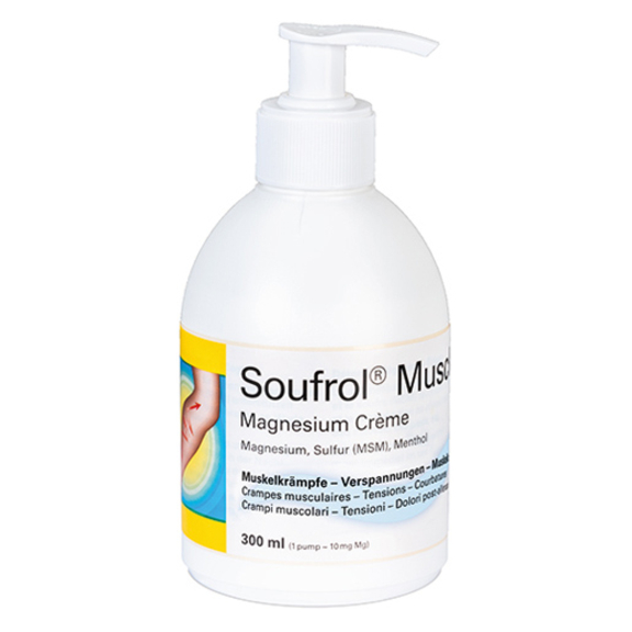 Soufrol Muscle Magnesium Creme Cool Disp 300ml
