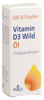 Vitamin D3 Wild Öl 500IE/Tropfen Fl 10ml