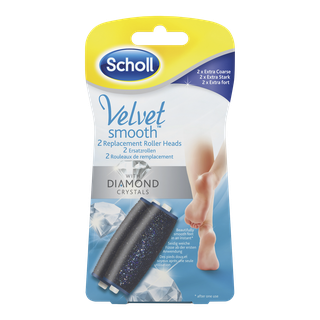 Scholl Velvet Smooth Pedi Roller Ersatzrolle Extra Stark Diamond 2 Stk.